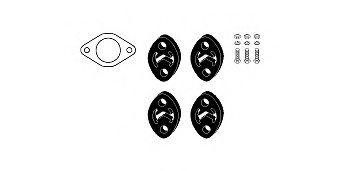 HJS 82 41 9516 Mounting Kit, exhaust system